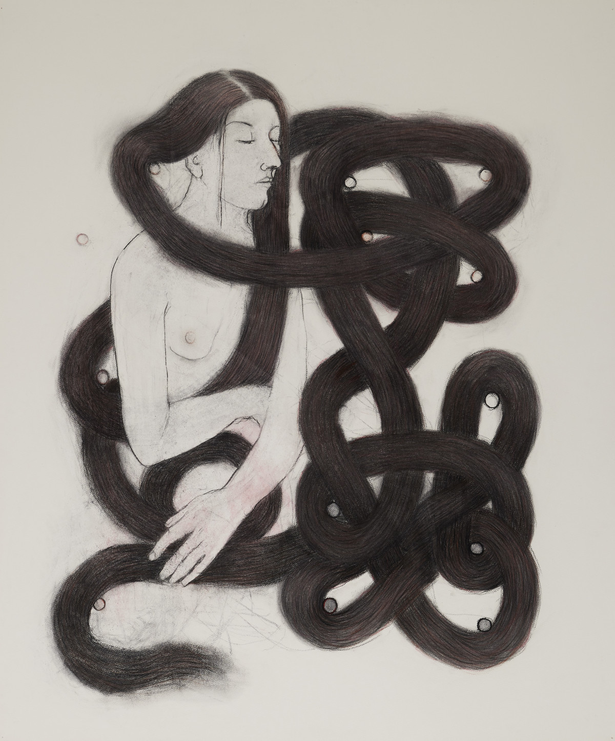 Mary Magdalene Listening to her Hair